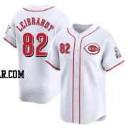 Brandon Leibrandt Men's Cincinnati Reds White Limited Home Jersey