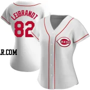 Brandon Leibrandt Women's Cincinnati Reds White Replica Home Jersey