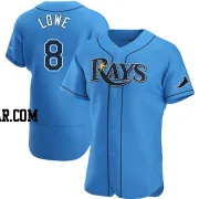 Brandon Lowe Men's Tampa Bay Rays Light Blue Authentic Alternate Jersey