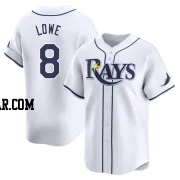 Brandon Lowe Men's Tampa Bay Rays White Limited Home Jersey