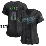 Brandon Lowe Women's Tampa Bay Rays Charcoal Limited 2024 City Connect Jersey