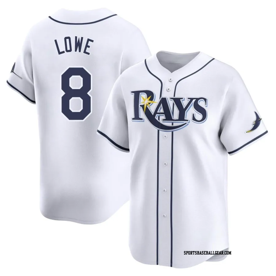 Brandon Lowe Youth Tampa Bay Rays White Limited Home Jersey