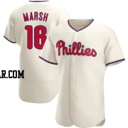 Brandon Marsh Men's Philadelphia Phillies Cream Authentic Alternate Jersey