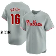 Brandon Marsh Men's Philadelphia Phillies Gray Limited Away Jersey