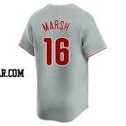 Brandon Marsh Men's Philadelphia Phillies Gray Limited Away Jersey