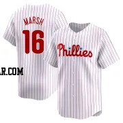 Brandon Marsh Men's Philadelphia Phillies White Limited Home Jersey