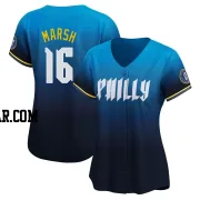 Brandon Marsh Women's Philadelphia Phillies Blue Limited 2024 City Connect Jersey