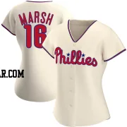 Brandon Marsh Women's Philadelphia Phillies Cream Authentic Alternate Jersey