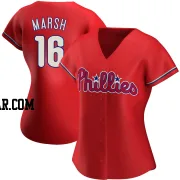 Brandon Marsh Women's Philadelphia Phillies Red Replica Alternate Jersey