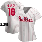 Brandon Marsh Women's Philadelphia Phillies White Authentic Home Jersey