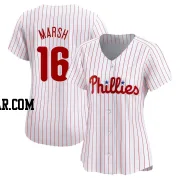 Brandon Marsh Women's Philadelphia Phillies White Limited Home Jersey