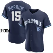 Brandon Morrow Men's Chicago Cubs Navy Authentic 2021 City Connect Jersey