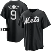 Brandon Nimmo Men's New York Mets Black/White Replica Jersey