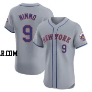 Brandon Nimmo Men's New York Mets Gray Elite Road Jersey