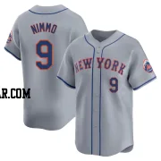 Brandon Nimmo Men's New York Mets Gray Limited Away Jersey