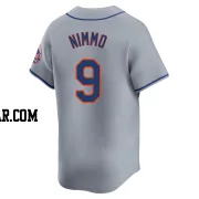 Brandon Nimmo Men's New York Mets Gray Limited Away Jersey