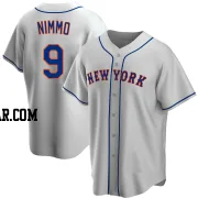 Brandon Nimmo Men's New York Mets Gray Replica Road Jersey