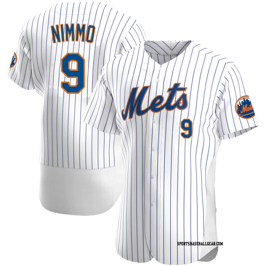 Brandon Nimmo Men's New York Mets White Authentic Home Jersey