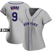 Brandon Nimmo Women's New York Mets Gray Authentic Road Jersey