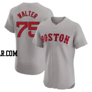 Brandon Walter Men's Boston Red Sox Gray Elite Road Jersey