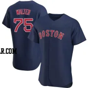 Brandon Walter Men's Boston Red Sox Navy Authentic Alternate Jersey