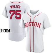 Brandon Walter Men's Boston Red Sox White Authentic 2021 Patriots' Day Jersey