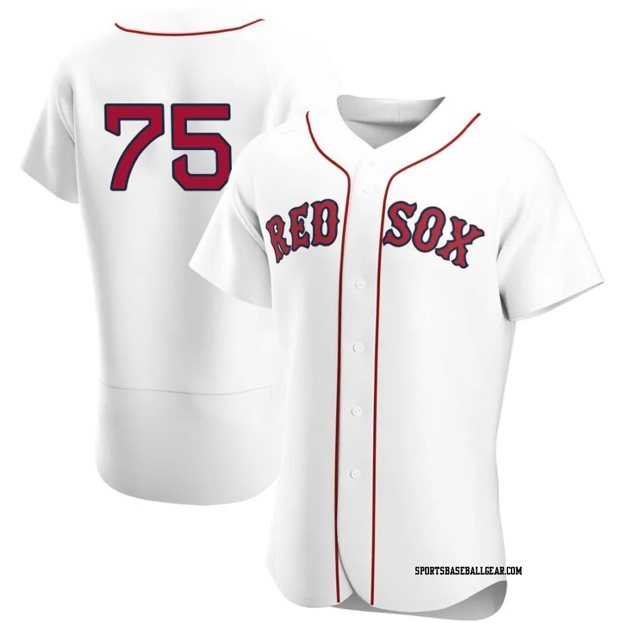 Brandon Walter Men's Boston Red Sox White Authentic Home Team Jersey