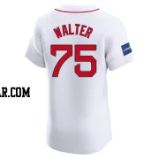 Brandon Walter Men's Boston Red Sox White Elite Home Patch Jersey