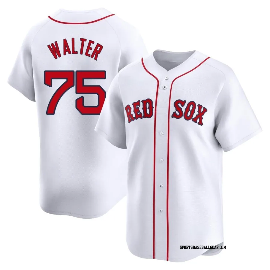 Brandon Walter Men's Boston Red Sox White Limited Home Jersey