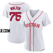 Brandon Walter Women's Boston Red Sox White Authentic 2021 Patriots' Day Jersey