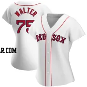 Brandon Walter Women's Boston Red Sox White Replica Home Jersey