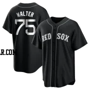 Brandon Walter Youth Boston Red Sox Black/White Replica Jersey