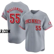 Brandon Williamson Men's Cincinnati Reds Gray Limited Away Jersey