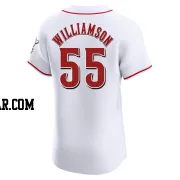 Brandon Williamson Men's Cincinnati Reds White Elite Home Jersey