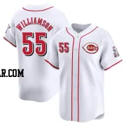 Brandon Williamson Men's Cincinnati Reds White Limited Home Jersey