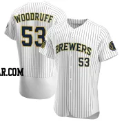 Brandon Woodruff Men's Milwaukee Brewers White Authentic Alternate Jersey