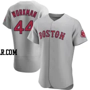 Brandon Workman Men's Boston Red Sox Gray Authentic Road Jersey