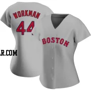 Brandon Workman Women's Boston Red Sox Gray Authentic Road Jersey