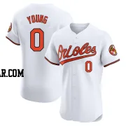 Brandon Young Men's Baltimore Orioles White Elite Home Jersey