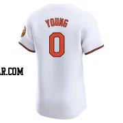 Brandon Young Men's Baltimore Orioles White Elite Home Jersey