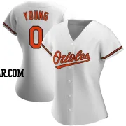 Brandon Young Women's Baltimore Orioles White Authentic Home Jersey