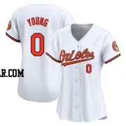 Brandon Young Women's Baltimore Orioles White Limited Home Jersey