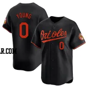 Brandon Young Youth Baltimore Orioles Black Limited Alternate Jersey