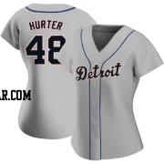 Brant Hurter Women's Detroit Tigers Gray Authentic Road Jersey