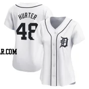 Brant Hurter Women's Detroit Tigers White Limited Home Jersey