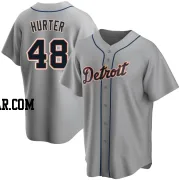 Brant Hurter Youth Detroit Tigers Gray Replica Road Jersey