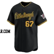 Braxton Ashcraft Men's Pittsburgh Pirates Black Limited Alternate Jersey