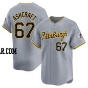 Braxton Ashcraft Men's Pittsburgh Pirates Gray Limited Away Jersey