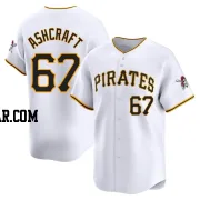 Braxton Ashcraft Men's Pittsburgh Pirates White Limited Home Jersey