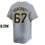 Braxton Ashcraft Youth Pittsburgh Pirates Gray Limited Away Jersey